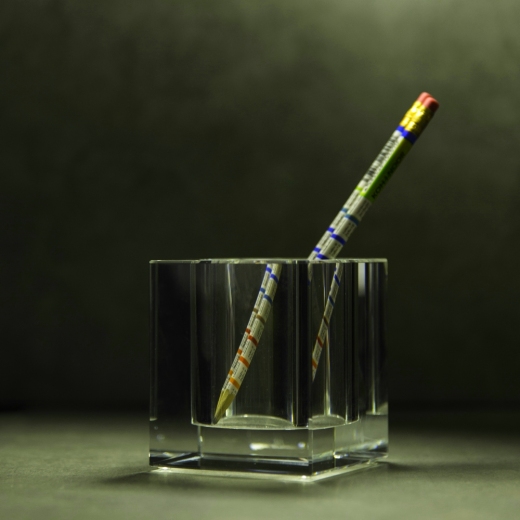 Glass template - Pencil stand